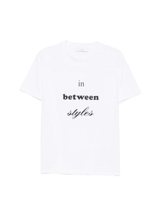 JULIE KEGELS White Jony Slogan-Print T-Shirt