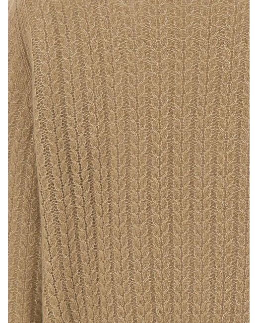 Hemisphere Natural Cable-Knit Sweater