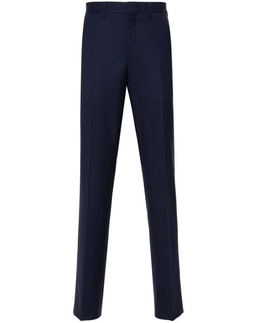Ralph Lauren Blue Tapered Wool Chino Trousers for men