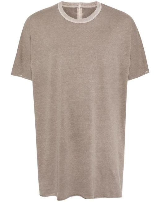 Boris Bidjan Saberi Gray Taped Strip T-Shirt for men