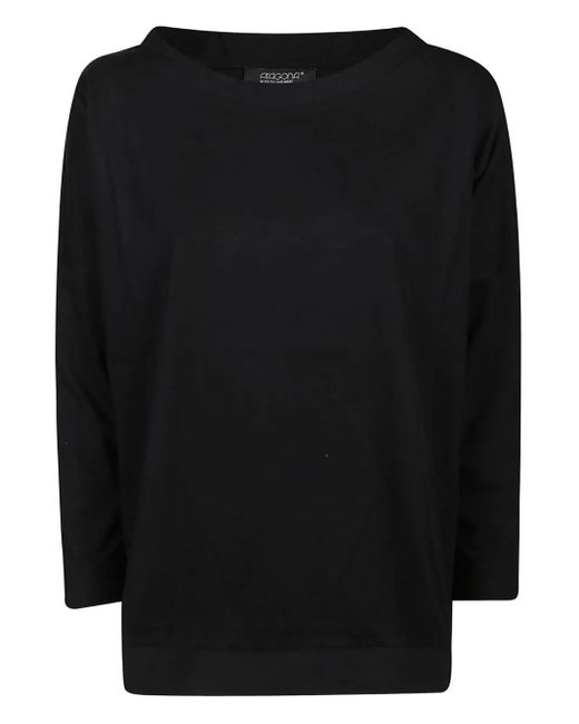 Aragona ボートネックセーター Black