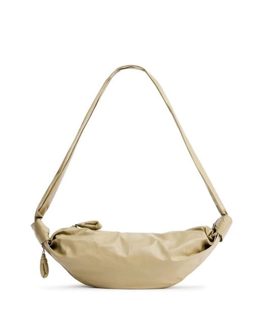 Lemaire Metallic Paper Leather Small Soft Croissant Bag