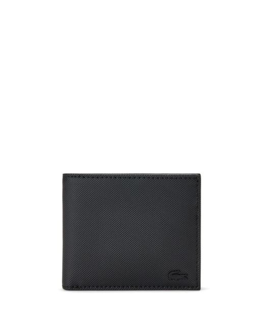 Lacoste Black Logo-appliqué Bifold Wallet for men