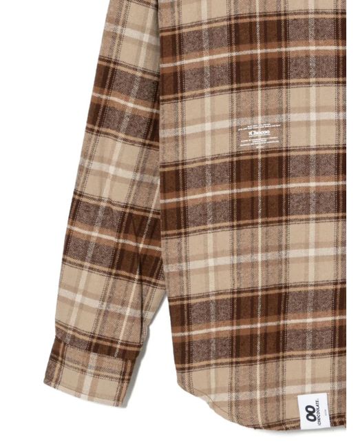 Chocoolate Brown Checked Shirt for men