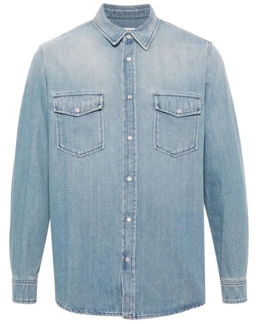 メンズ Saint Laurent デニムシャツ Blue