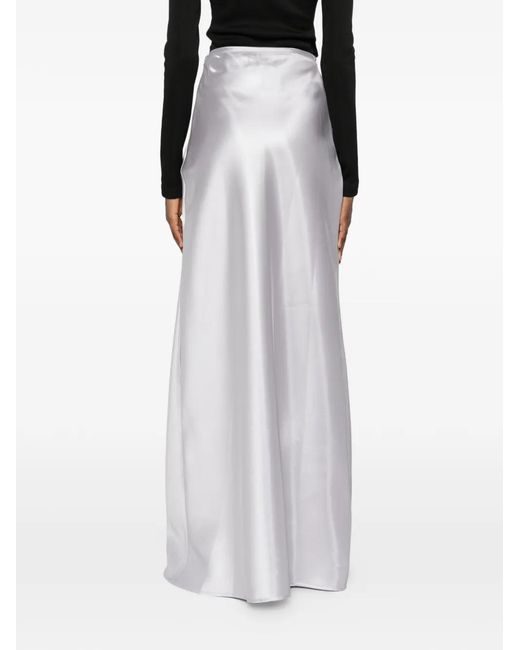 L'idée White York Maxi Skirt