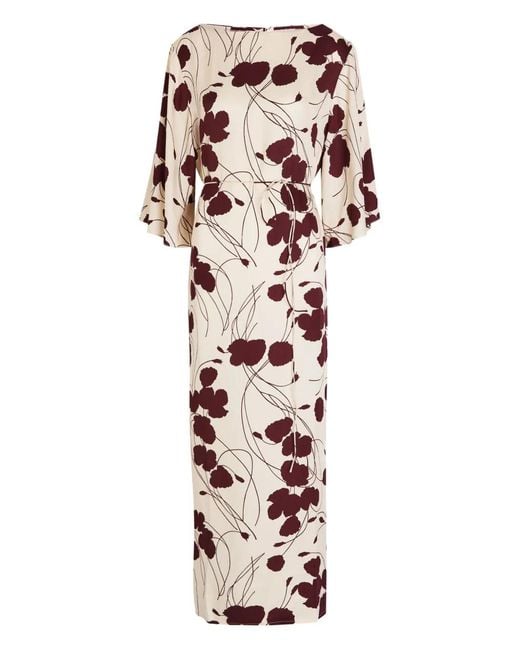 Faithfull The Brand White Floral Long-Sleeved Maxi Dress