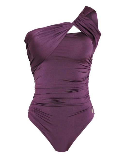 Brigitte Bardot ワンショルダー水着 Purple