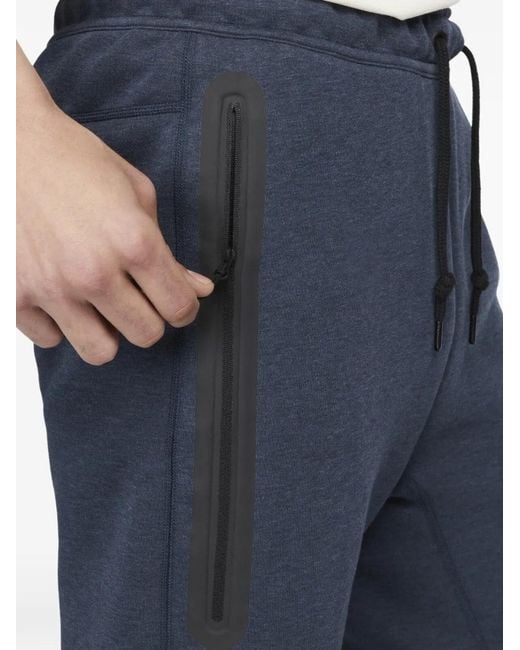 Nike Blue Tech Fleece Track Pants for men