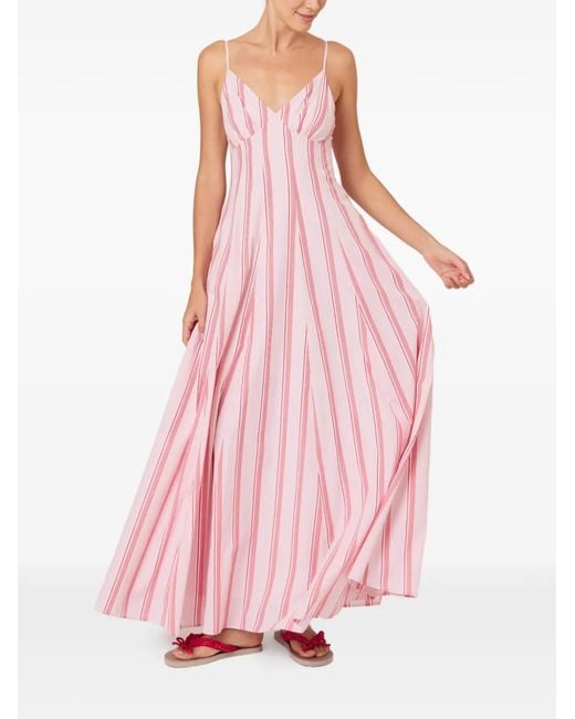 Rosie Assoulin Pink Cami Midi Dress