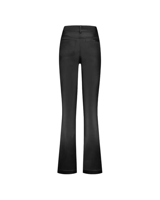GAUGE81 Flared Broek in het Black