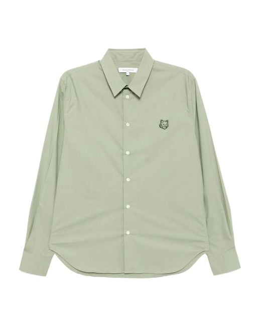 Maison Kitsuné Green Shirts for men