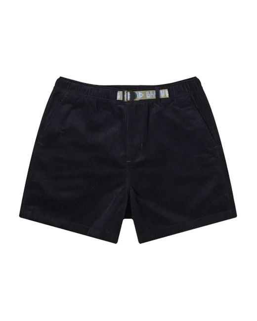 Brain Dead Katoenen Shorts in het Blue voor heren