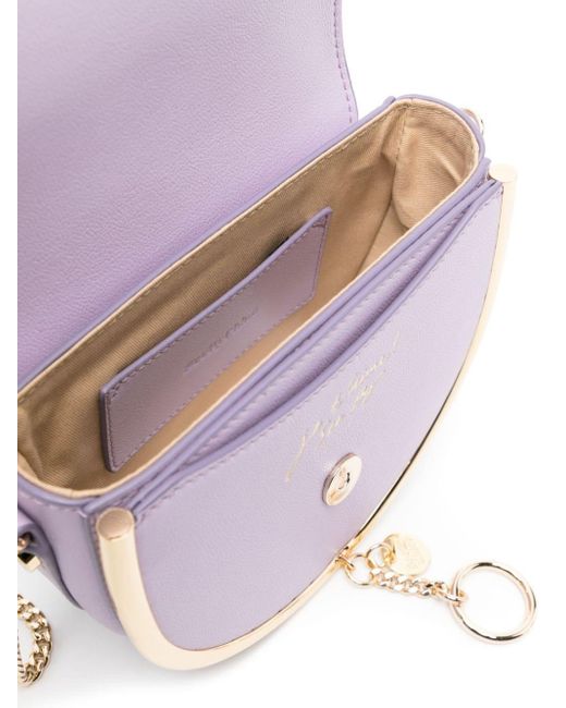 See By Chloé Purple Mara Leather Crossbody Bag