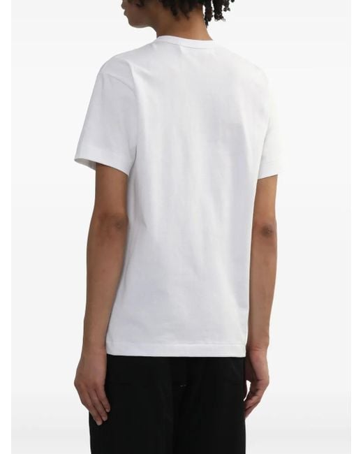 COMME DES GARÇONS PLAY ハートプリント Tシャツ White