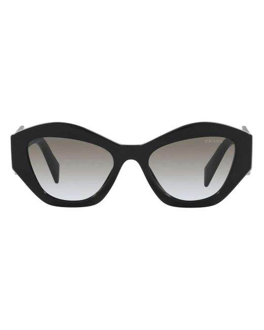 Prada Brown Pr 07Ys Oversize-Frame Sunglasses