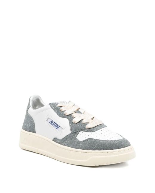 Autry White Medialist Low Sneakers