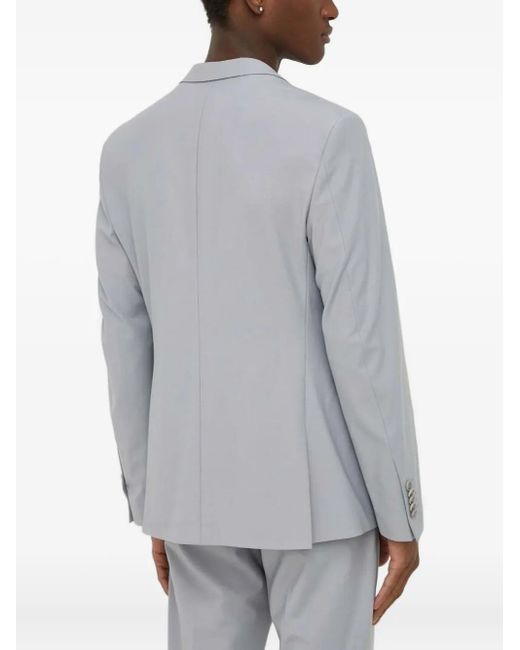 Drykorn Gray Single-Button Suit Jacket for men