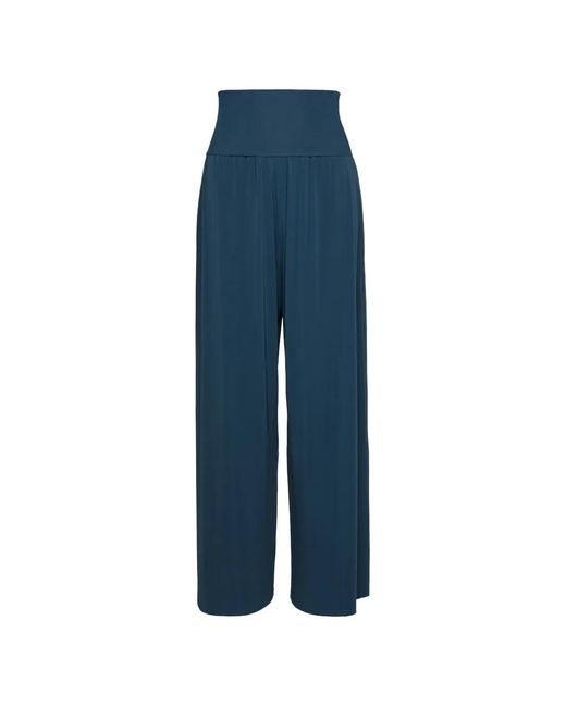 Eres Blue Dao Wide-Leg Trousers
