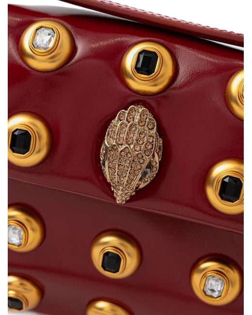 Kurt Geiger Red Studded Chain Tote Bag
