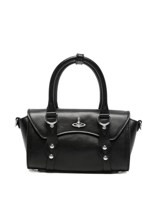 Vivienne Westwood Black Mini Bettina Cross Body Bag