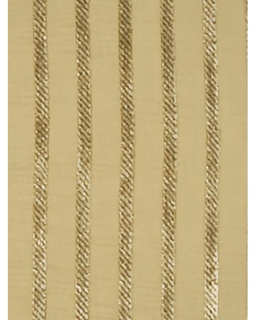 Orlebar Brown Yellow Maitan Tonal Stripe Chenille Shirt for men