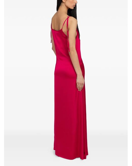Samsøe & Samsøe Red Sasinga Tie-Strap Dress