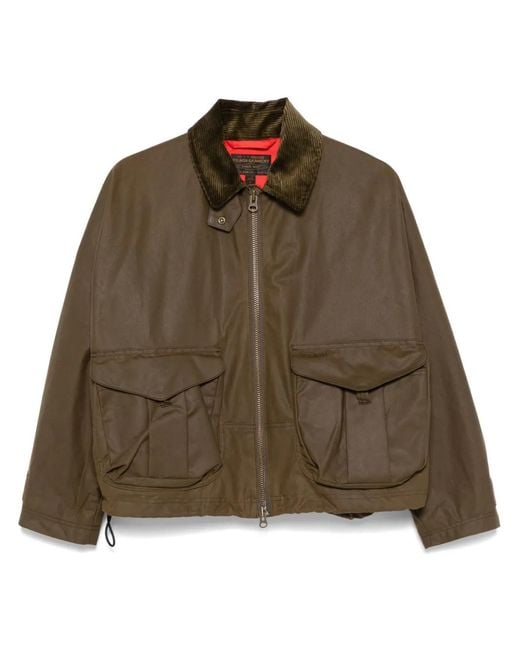 Filson Brown Corduroy-Collar Jacket