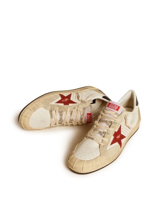 Golden Goose Deluxe Brand Pink Ball Star Sneakers for men