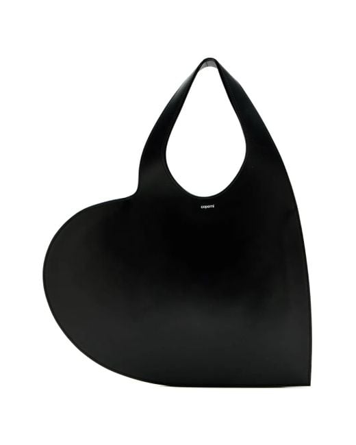 Coperni Black Heart-Shaped Shoulder Bag