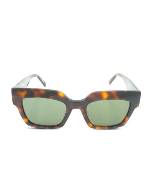 MCM Eckige Sonnenbrille in Green für Herren