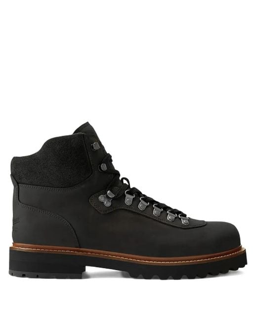 Polo Ralph Lauren Black Alpine Lace-Up Boots for men
