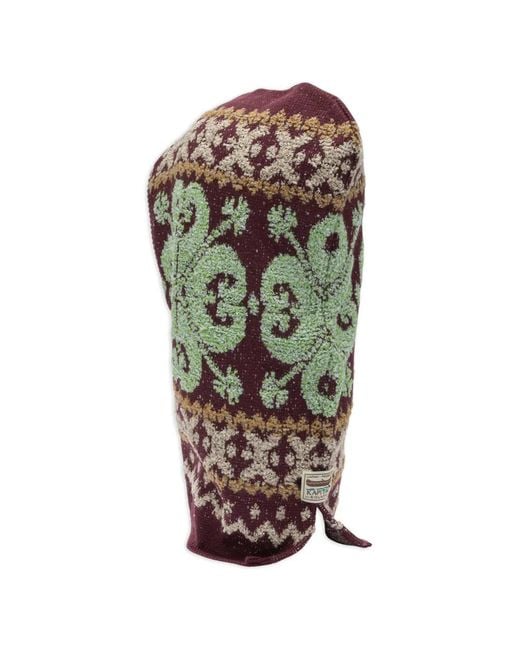 Kapital Red Cagoule À Motif Géométrique for men