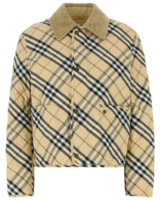 Chaqueta con motivo Vintage Check Burberry de color Metallic