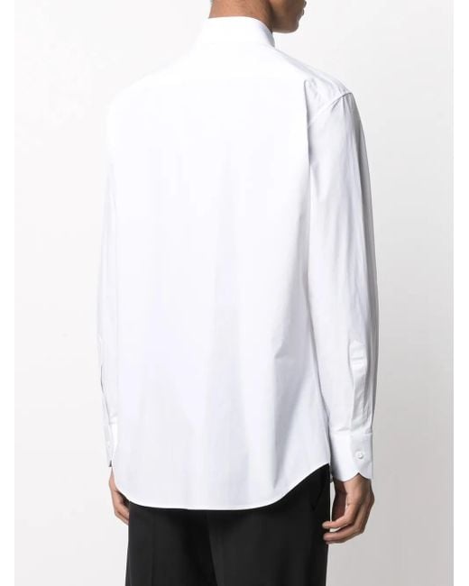 DSquared² White Button-Up Long-Sleeve Shirt for men