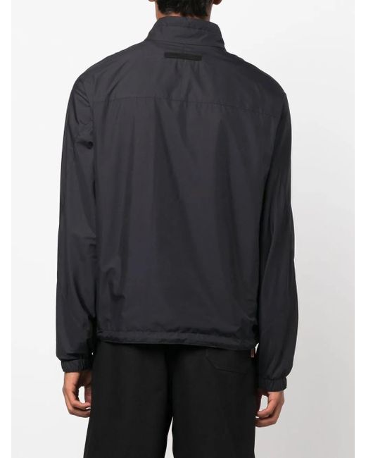 Zegna Black Reversible Zip-Up Sports Jacket for men