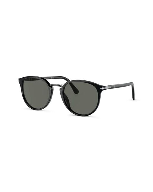 Persol Black 0po3184s Round Sunglasses for men