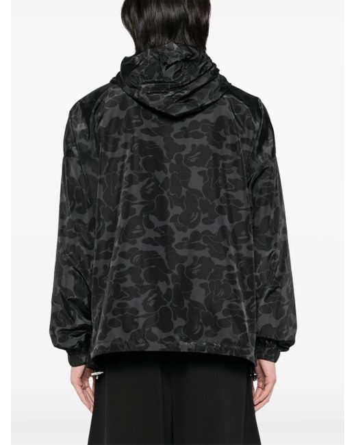 A Bathing Ape Black Abc Camo Lightweight Jacket for men