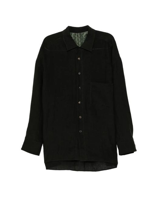 Camisa Con Botones Ziggy Chen de hombre de color Black