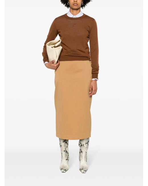 Max Mara Natural Cotton Skirt