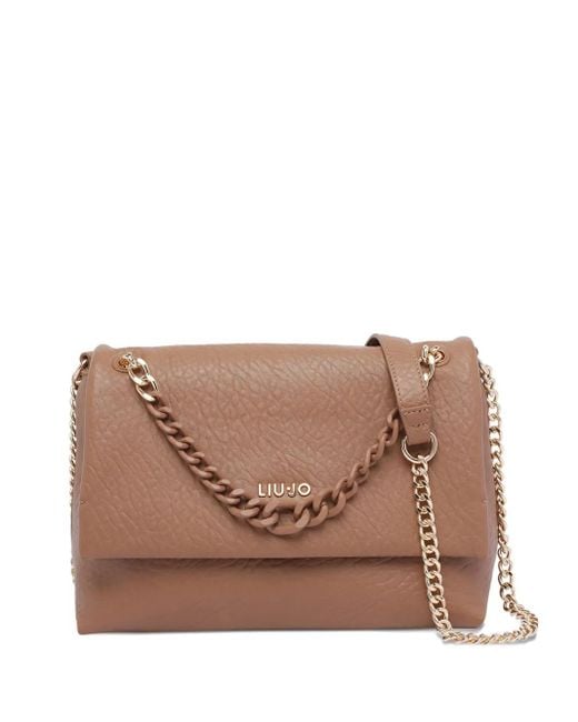 Liu Jo チェーントリム ハンドバッグ Brown