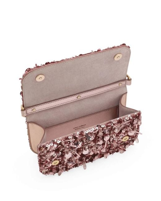 Dolce & Gabbana Pink Sequinned Tote Bag