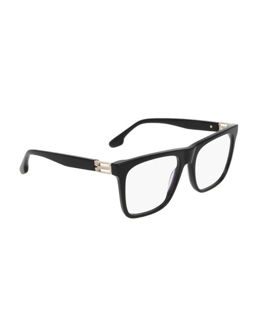 Victoria Beckham Brown Rectangle-Frame Glasses