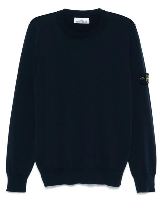 Stone Island Pullover Aus Baumwolle in Blue für Herren