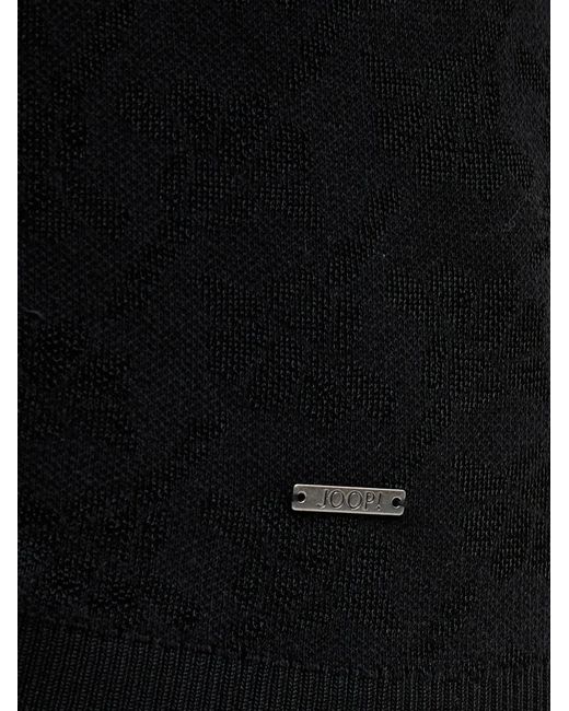 Joop! Black Cahilo Jacquard Knit Sweater for men