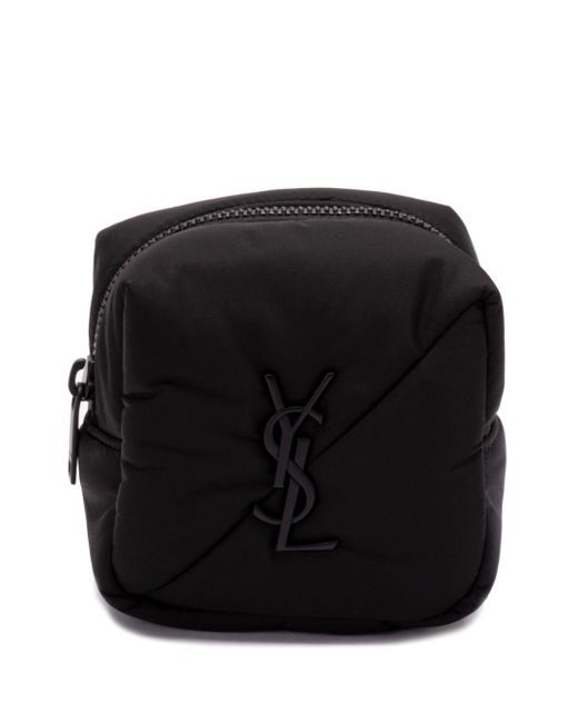 Saint Laurent Black Ysl Mcube Pouch for men