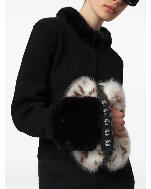 Apparis Black Rosa Cardigan