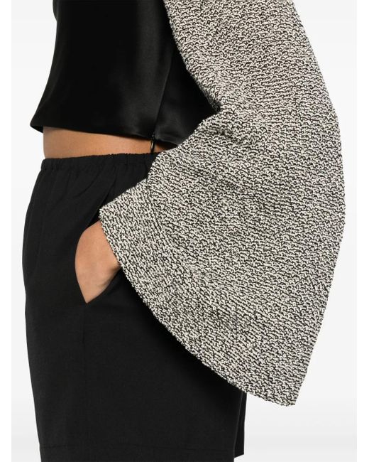 Top Crop Tasula di Nanushka in Black