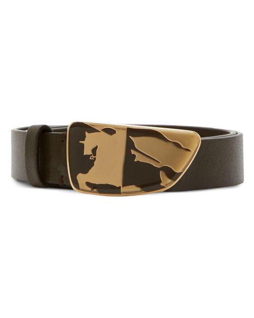 Burberry Brown Shield Leather Belt