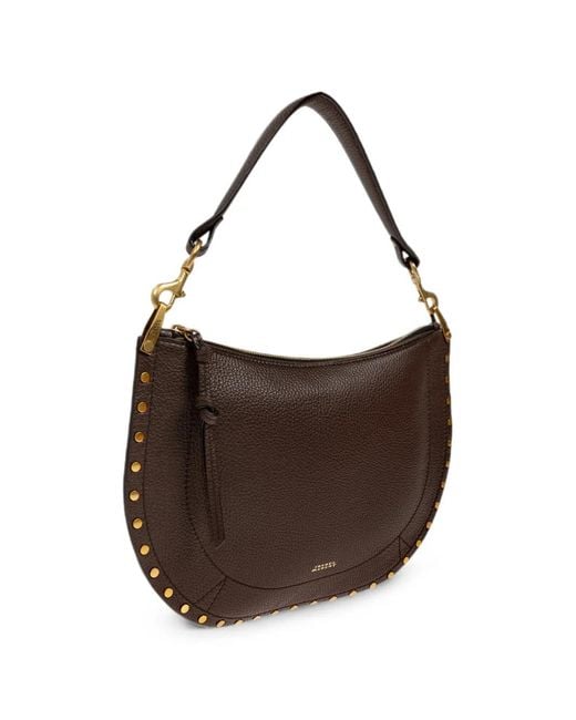 Isabel Marant Brown Oskan Soft Leather Shoulder Bag
